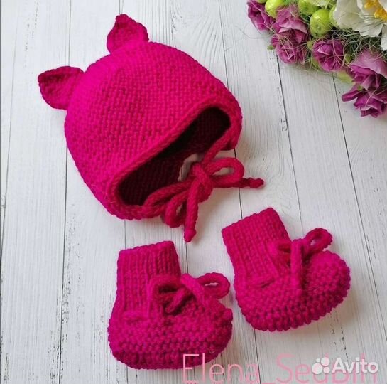 Комплект на выписку. Размер 0-3 месяца