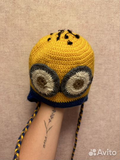 Шапка миньон ручной работы