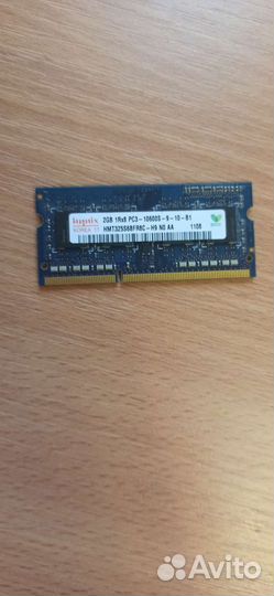 Hynix 2gb pc3-10600Ram для ноутбука