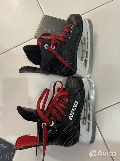 Хоккейные коньки bauer детские