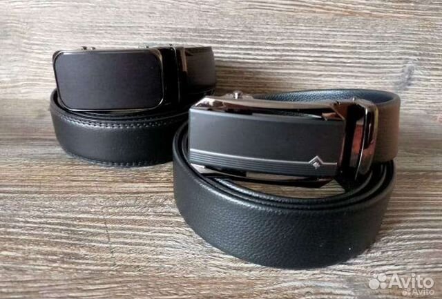 Мужской кожаный ремень автомат.Новый