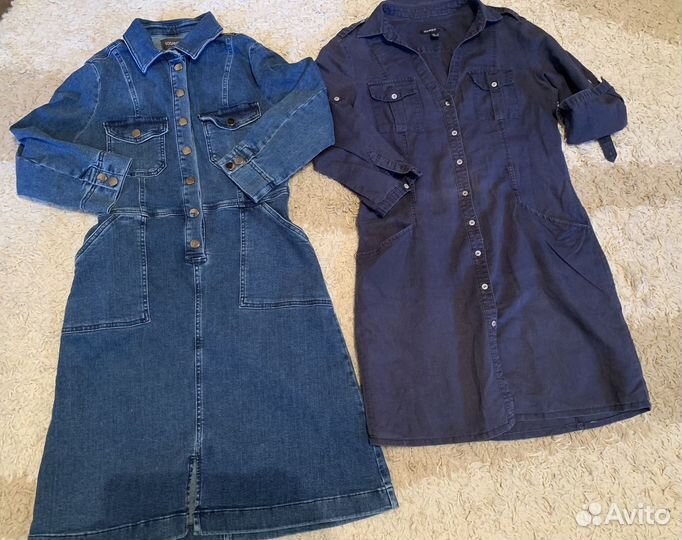 Джинсовые сарафаны пакетом mango