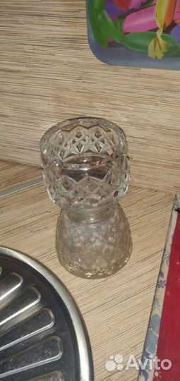 Ваза для цветов хрустальная