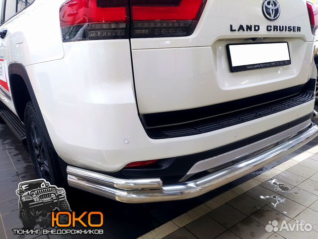 Защита заднего бампера TLC 300 GR Sport