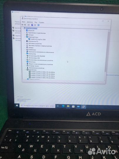 Ноутбук ACD 15T 4*2 GHz/ 8 Gb /SSD 240Gb, (3552К)