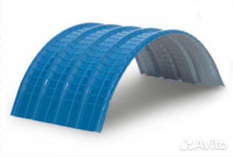 Профлист продольно гнутый С21пг