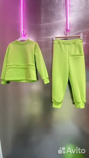 Костюм 104-116 лайм