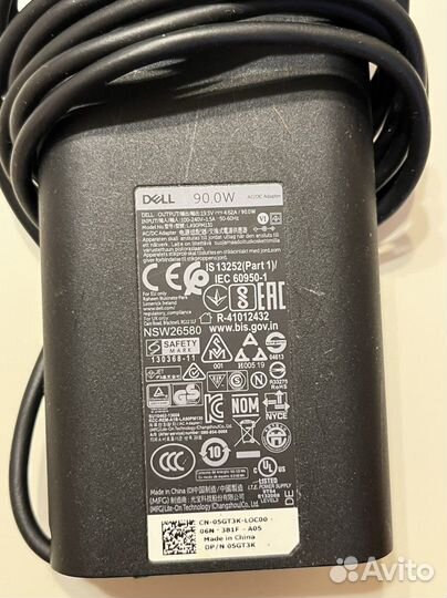 Зарядное устройство Dell 19,5v 90w
