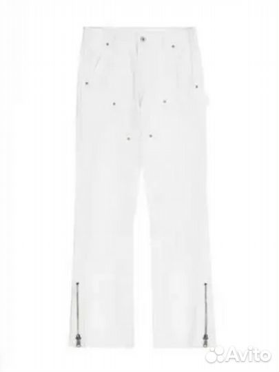 Flared jeans на молнии