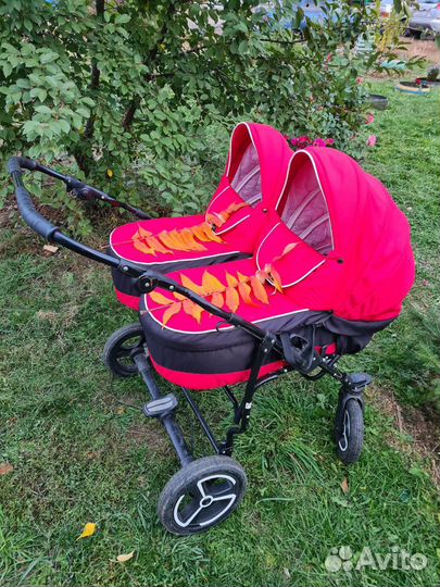 Коляска для двойни mikado