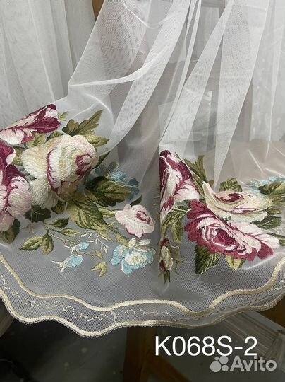 Тюль Дикая Роза Новый