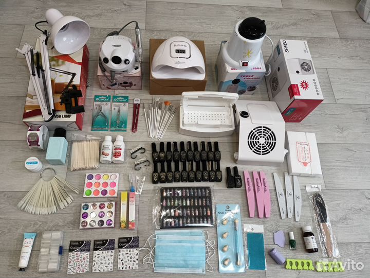 Набор для маникюра, наращивания, дизайна ногтей