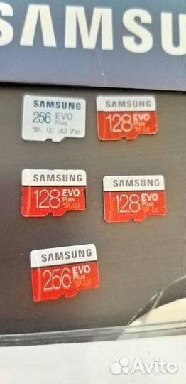 Карта памяти 128 256 gb micro samsung