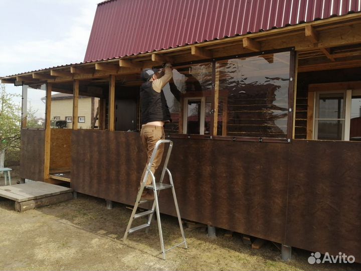 Мягкие окна из пленки пвх