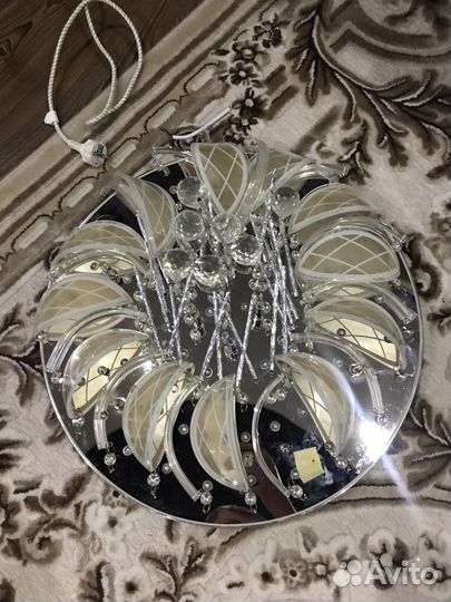 Люстра потолочная светодиодная с пультом