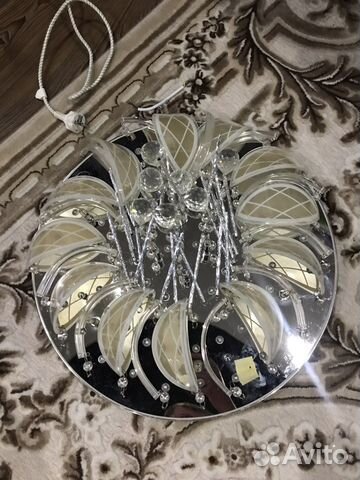 Люстра потолочная светодиодная с пультом