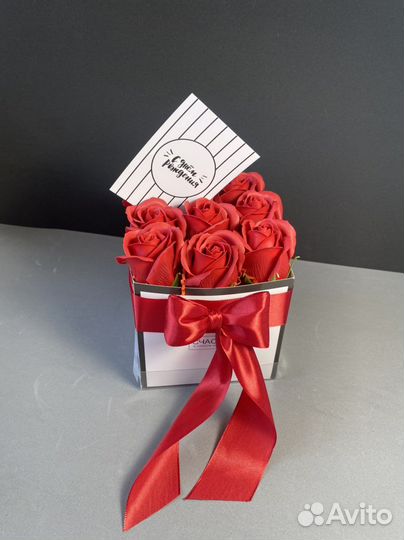 Мыльные розы. Букет из мыльных роз на 8-ое марта