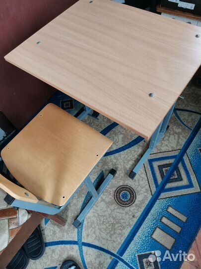 Стол + стул ученический, парта