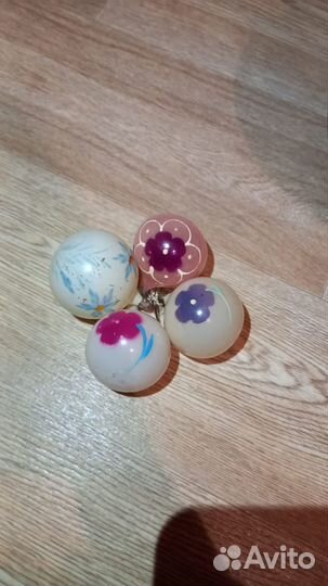 Советские елочные игрушки - шар