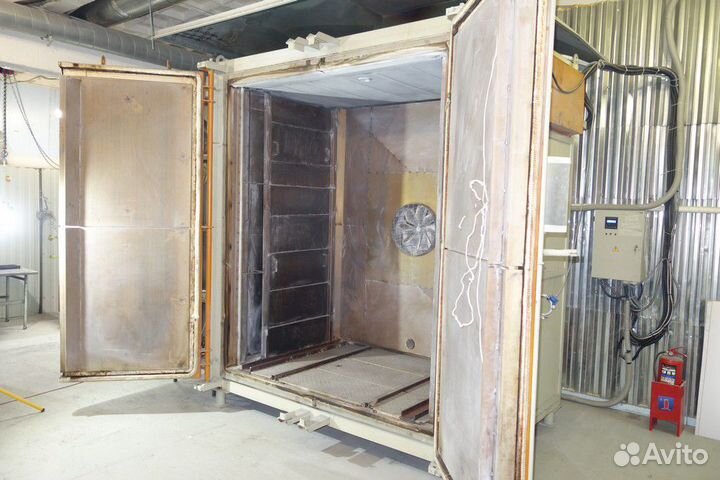 Продам большую электропечь из н/ж стали (до 500 С)