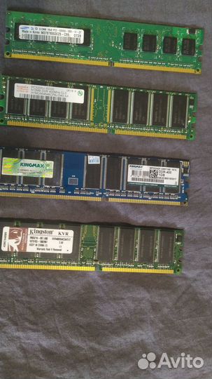 Оперативная память ddr2 - 2gb, 1gb dd1 - 1gb, 512m