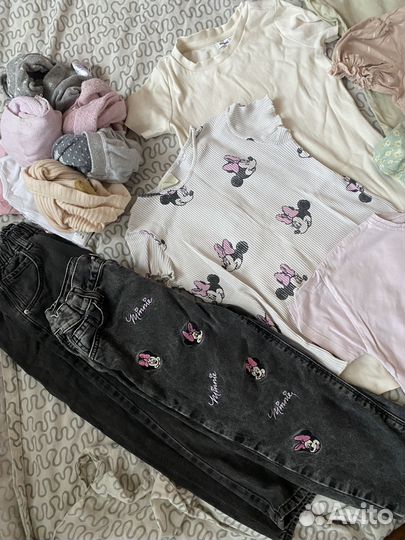Пакет вещей для девочки 104 110