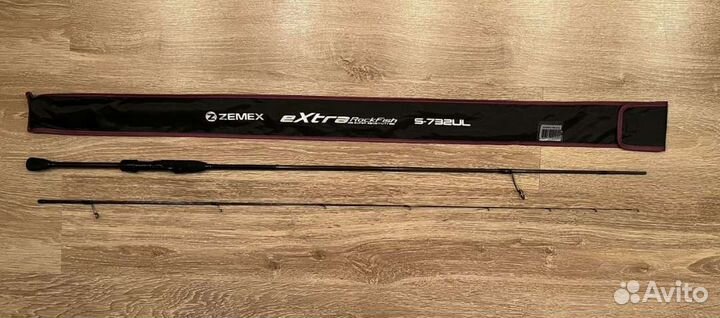 Спиннинг zemex extra rockfish s-732ul 0.5-5g 221см
