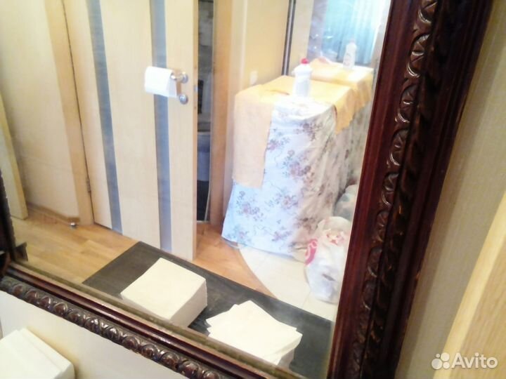 Старинное антикварное зеркало, настенное