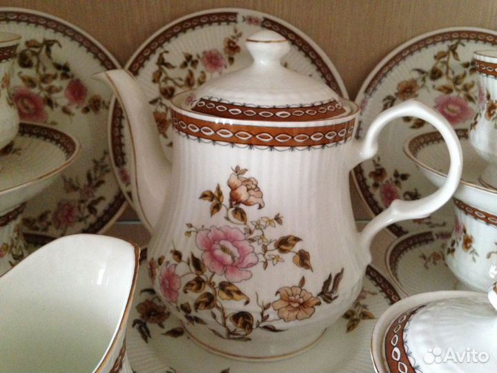 Сервиз фарфоровый кофейный Индия 21 - предмет