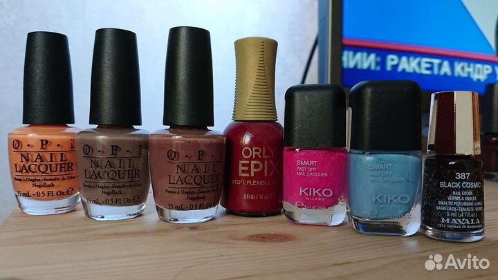 Лак для ногтей пакетом