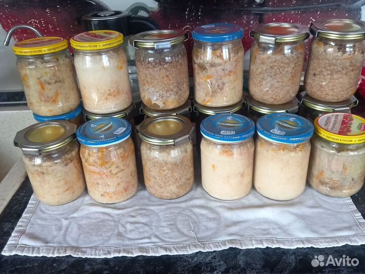 Домашняя тушёнка,каша,консерва