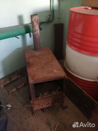 Печь буржуйка для гаража