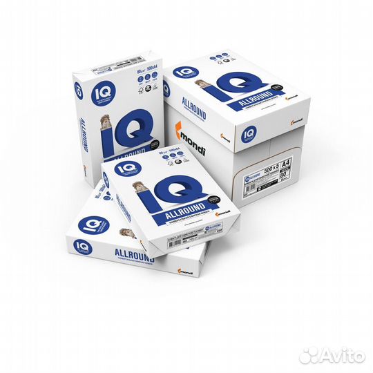 Бумага А4 IQ Allround класс В+ (162 белизна)