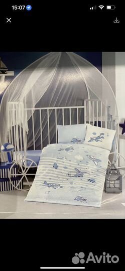 Постельное белье в детскую кроватку