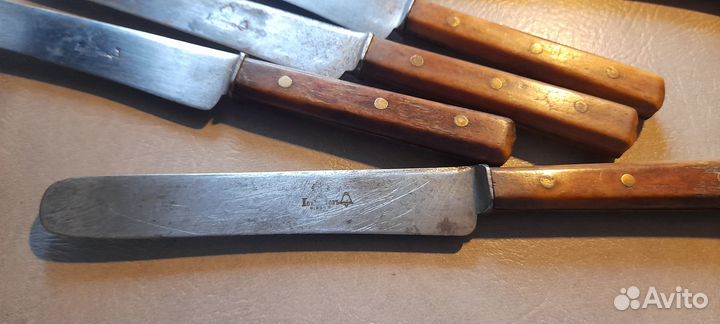 Столовые ножи дореволюционные Кондратовъ,19 век