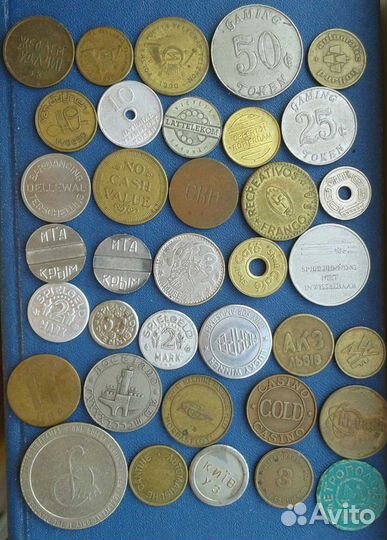 В коллекцию Жетоны метро телефонов казино всего пр