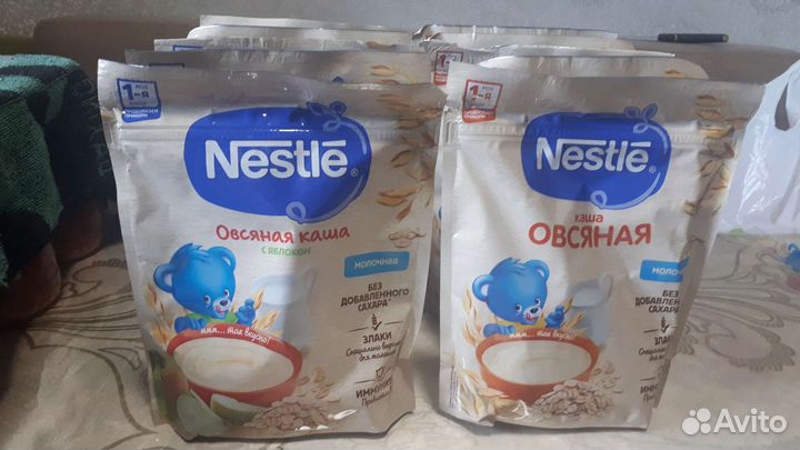 Молочные каши нестле