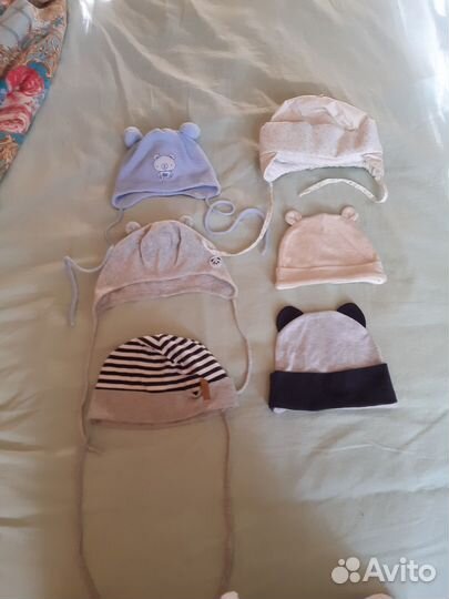 Шапки детские летние, демисезонные