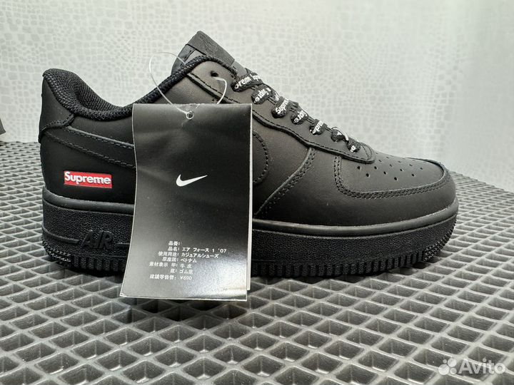 Кроссовки Nike Air Force 1 Low x Supreme black