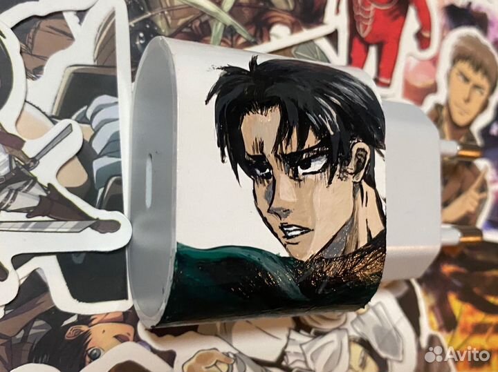 Леви Аккерман (Атака титанов) зарядный блок Type-С