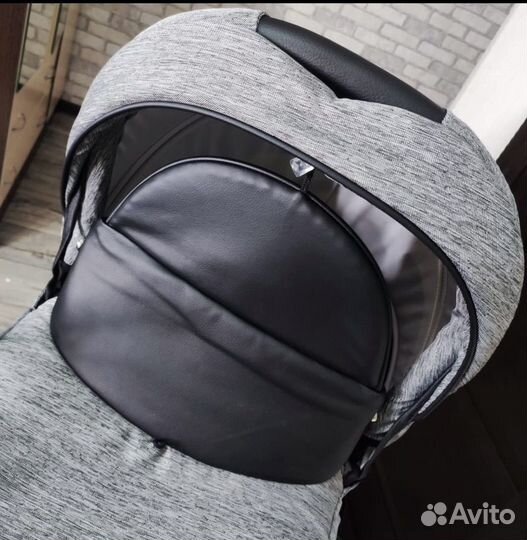 Коляска 3 в 1verdi sonic plus эко кожа +текстиль