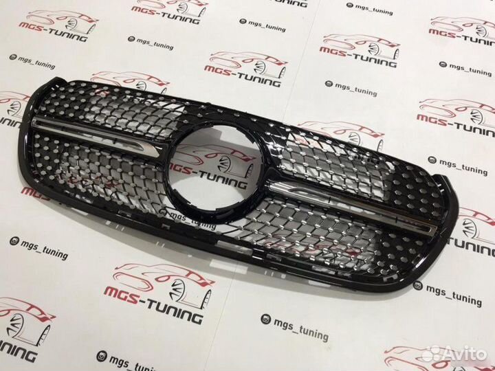 Решетка на Mercedes X-Class Diamond Black