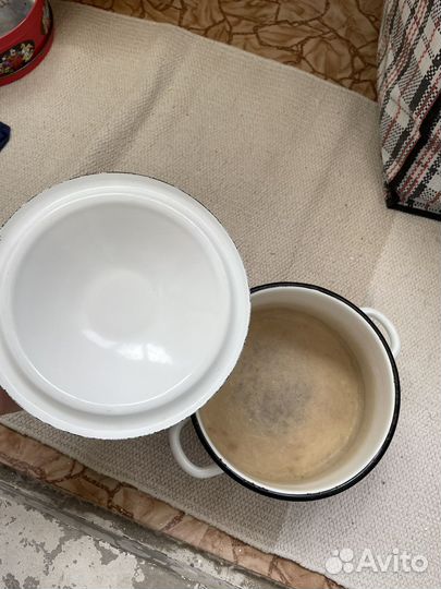 Набор из 4х кастрюль б/у