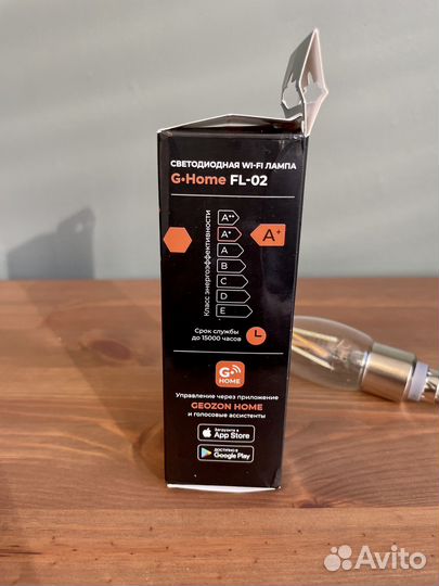 Умная филаментная лампа Geozon FL-02 E14 Wi-fi