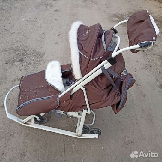 Коляска санки