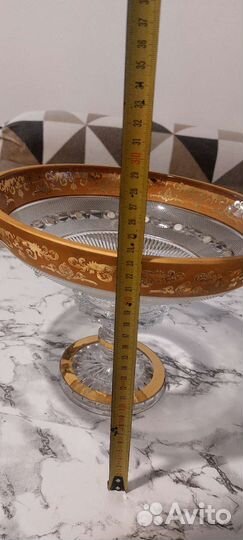 Ваза хрустальная