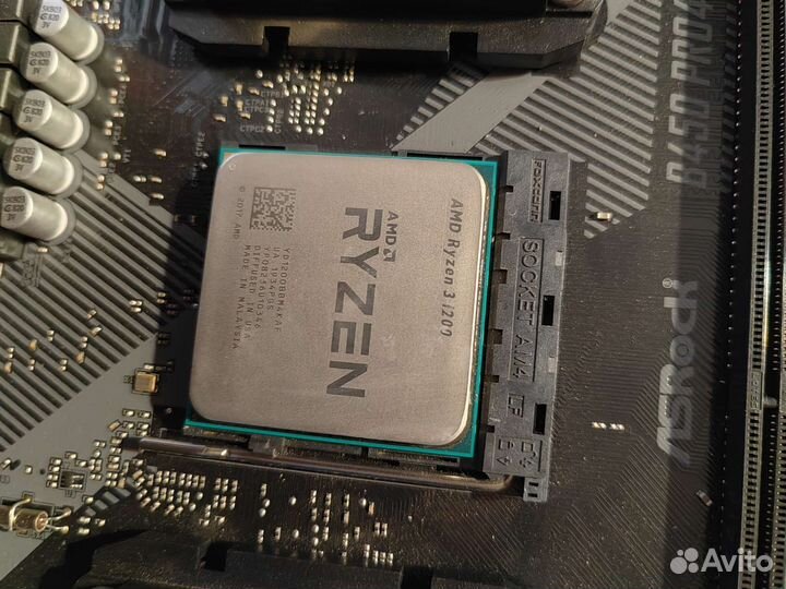 Процессор Ryzen 3 1200 intel G4400