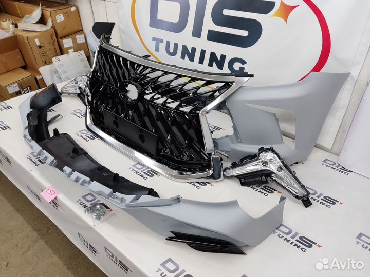 Бампер перед LX570 12-15г в Стиле Superior TRD 16г