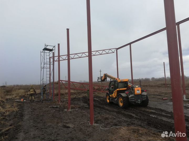 Строительство ангаров, зернохранилищ