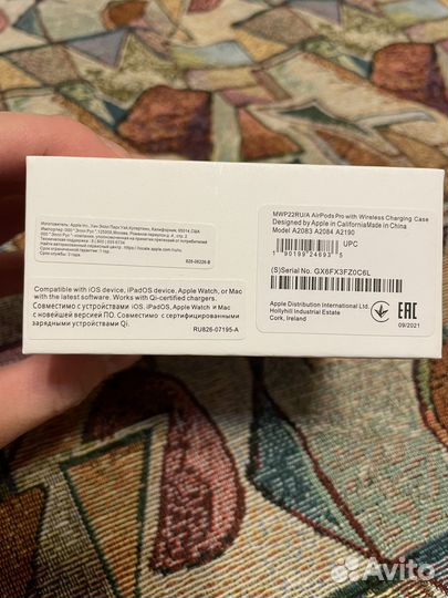 Наушники apple airpods pro